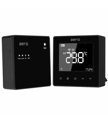 Termostat ambient AERO TP608RFW Wi-Fi Black 11368 foto