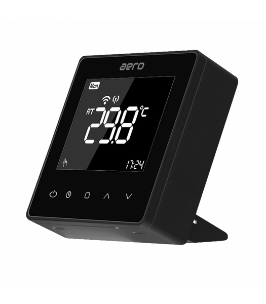 Termostat ambient AERO TP608RFW Wi-Fi Black 11368 foto