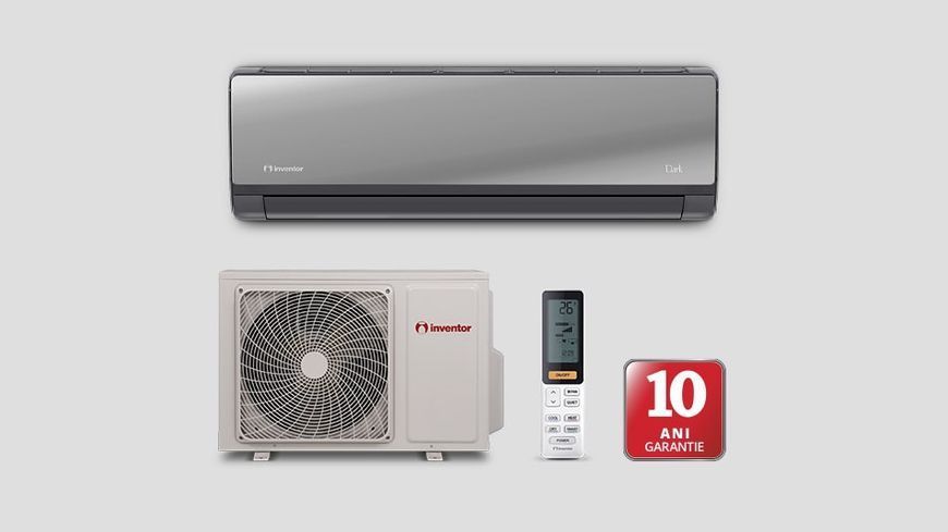 Conditioner Inventor DARK R32 12 000BTU Smart WI-FI integrat Inverter 12138 foto