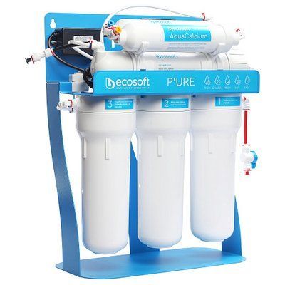 Statie de filtrare cu osmoză inversă ECOSOFT P'URE AQUACALCIUM CU POMPA 11962 foto