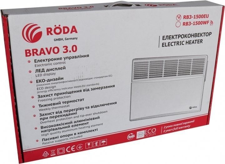 Convector electric Roda RB3-1500W 11259 foto